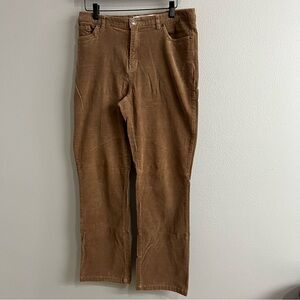 Contemporaine Exclusive Simons brown straight leg corduroy SZ 8.